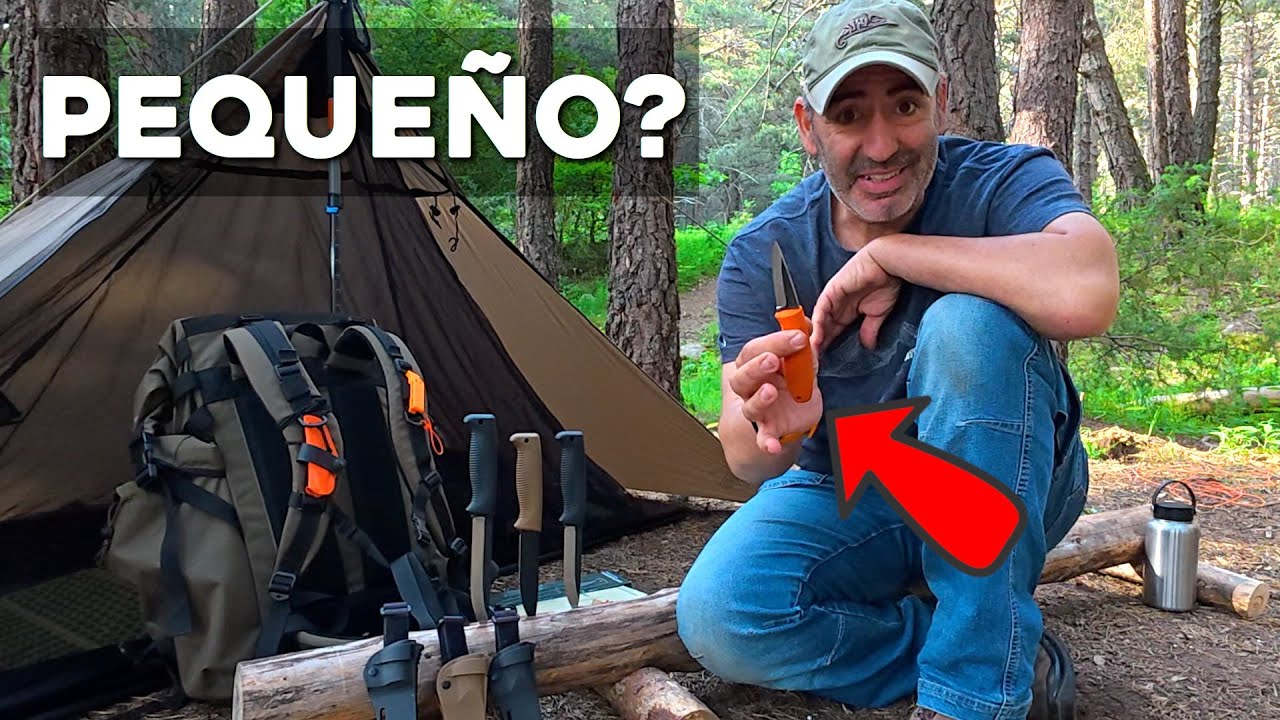 ✅ Puedes Sobrevivir Con Un Cuchillo Pequeño? | Peltonen M23 Finlandia