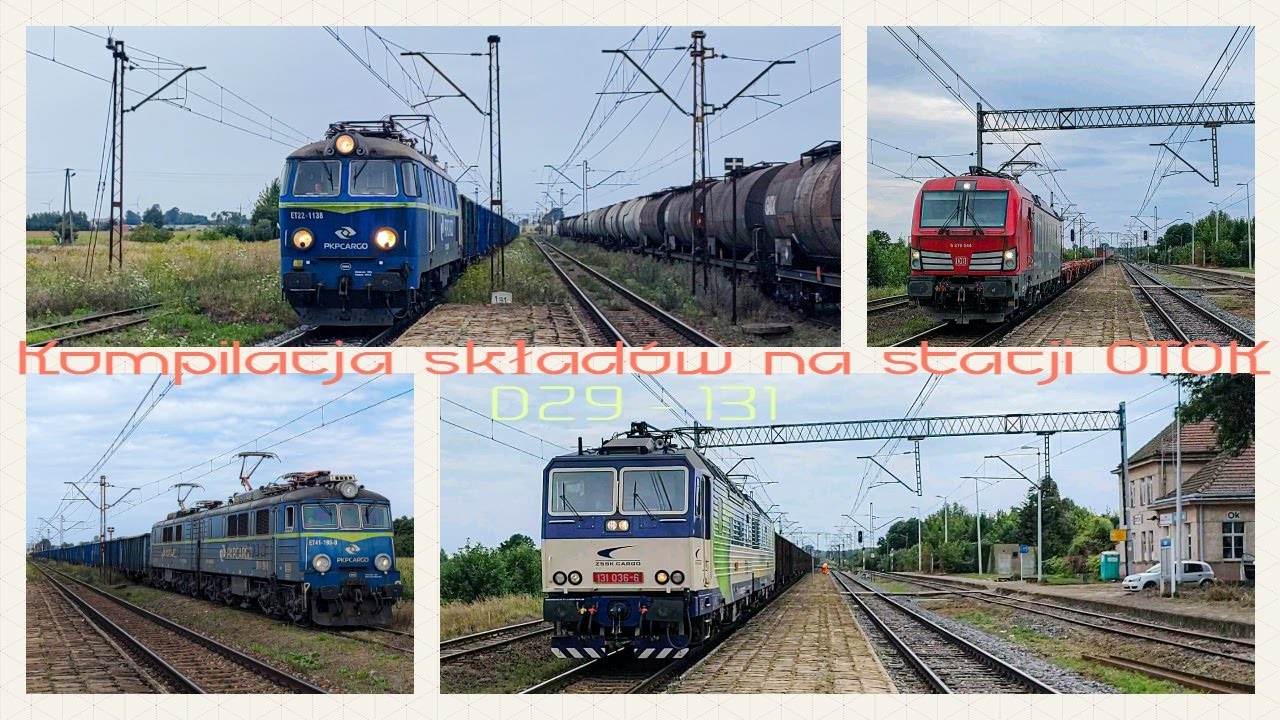 Kompilacja składów na stacji Otok (131 036, ET22 - 051, X4EAB - 044)