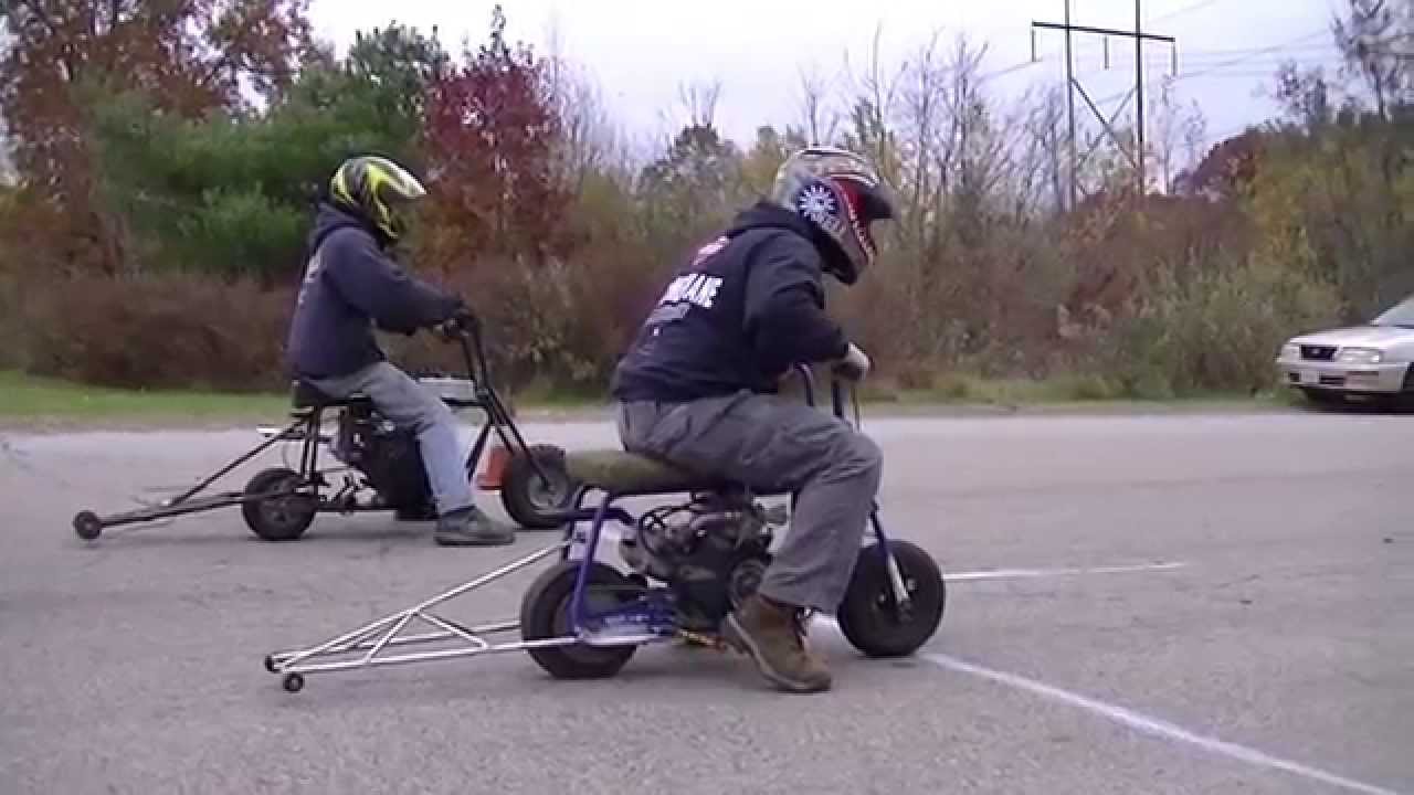 Halloween Hangover Minibike Drag Races 11 01 2015