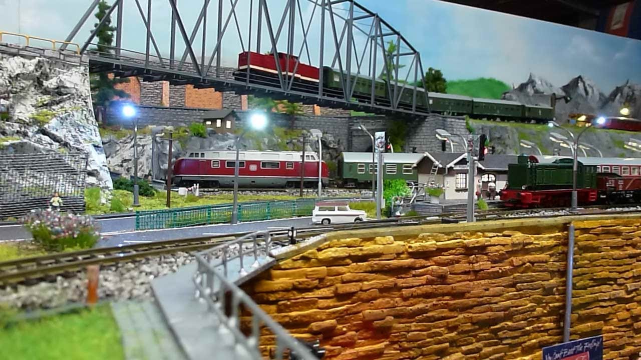 Modellbahn TT der Aufbau Teil 01 Anlagenvorstellung mittlere Platte 2,00x0,80m