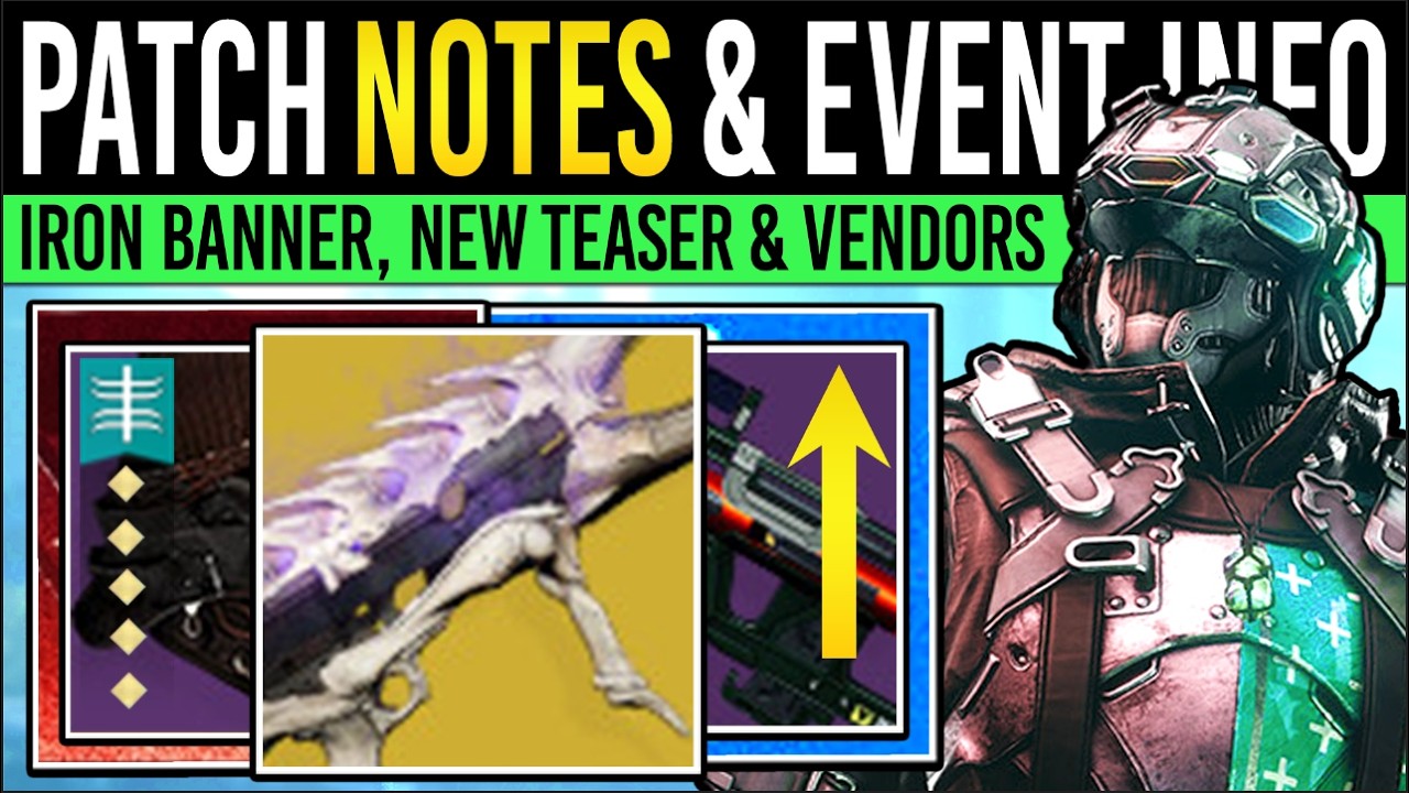 Destiny 2: PATCH CHANGES TODAY & FREE GOD ROLL! Event INFO, New Weapons, Iron Banner (14th April)