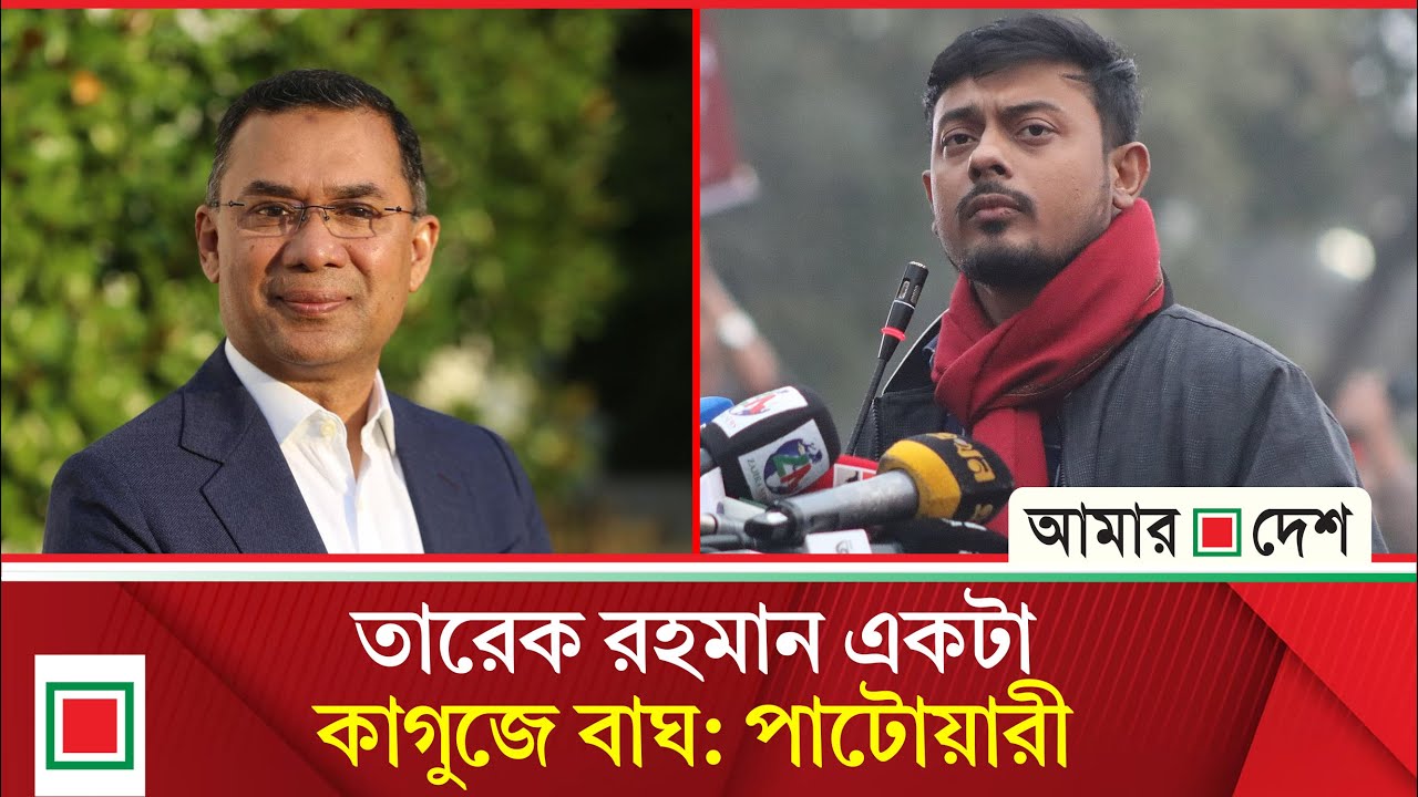 তারেক রহমান একটা বেলুন, সুই দিয়ে একপাশে টোকা দিলে ফুস হয়ে যাবে: নাসিরুদ্দীন পাটোয়ারী | Amar Desh