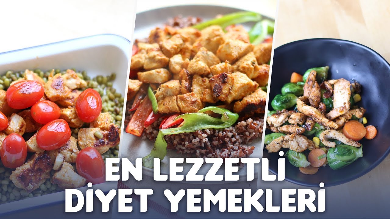 En Lezzetli Diyet Yemekleri (15 Dakikada 3 Tarif)