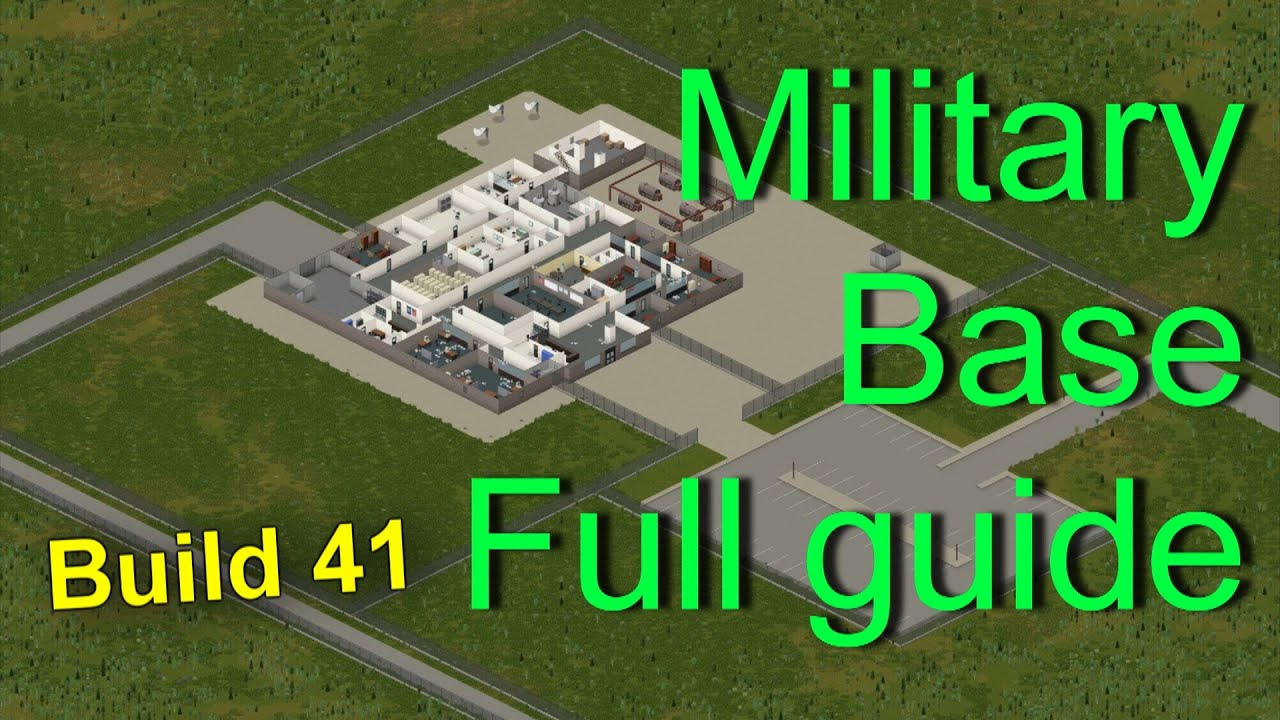 Project Zomboid Military Base full guide 2021