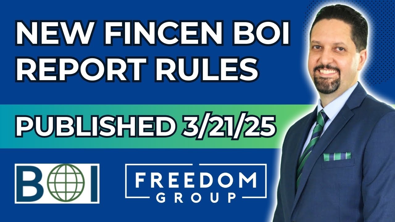 Новые правила составления отчета FINCEN BOI опубликованы 21 марта 2025 года.