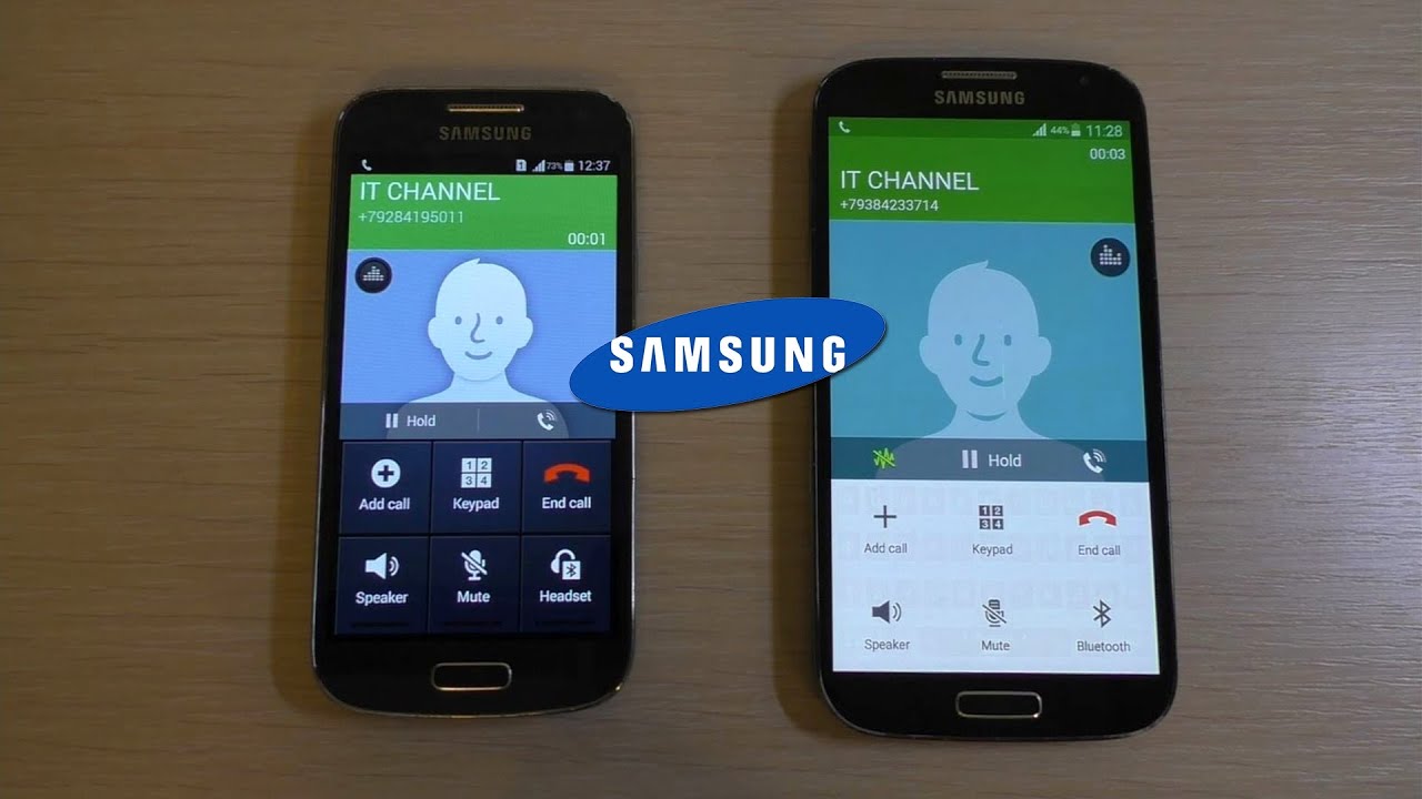 Samsung Galaxy S4 mini & S4 Incoming Call