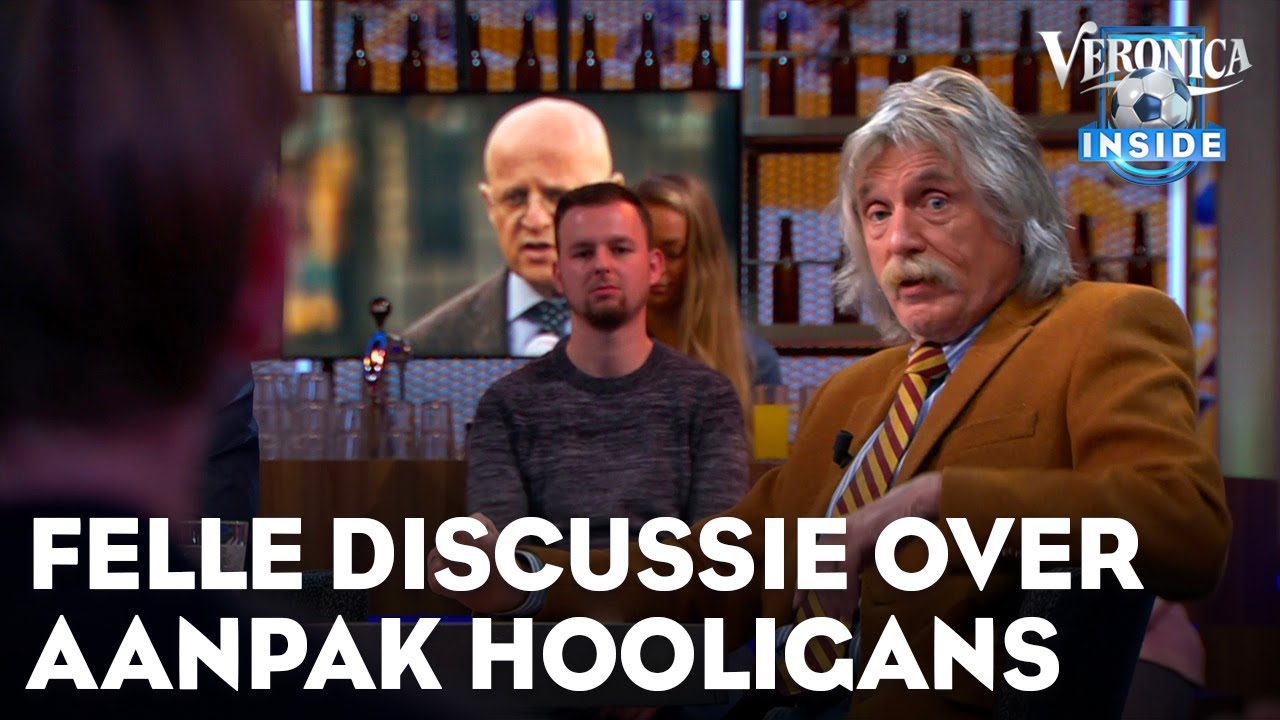 Johan in felle discussie met politiek verslaggever over aanpak voetbalhooligans | VERONICA INSIDE