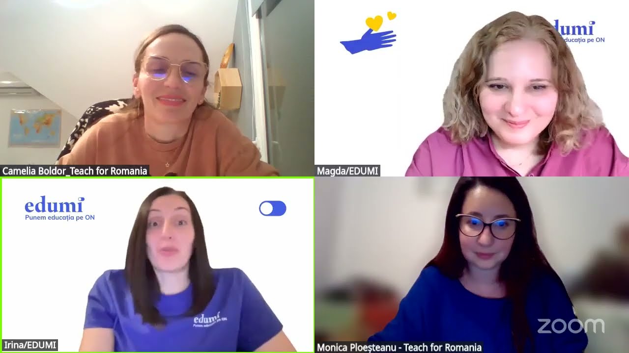 Webinar: „Împreună construim o Cultură a reușitei în sala de clasă”, Teach for Romania, 29.01.2026