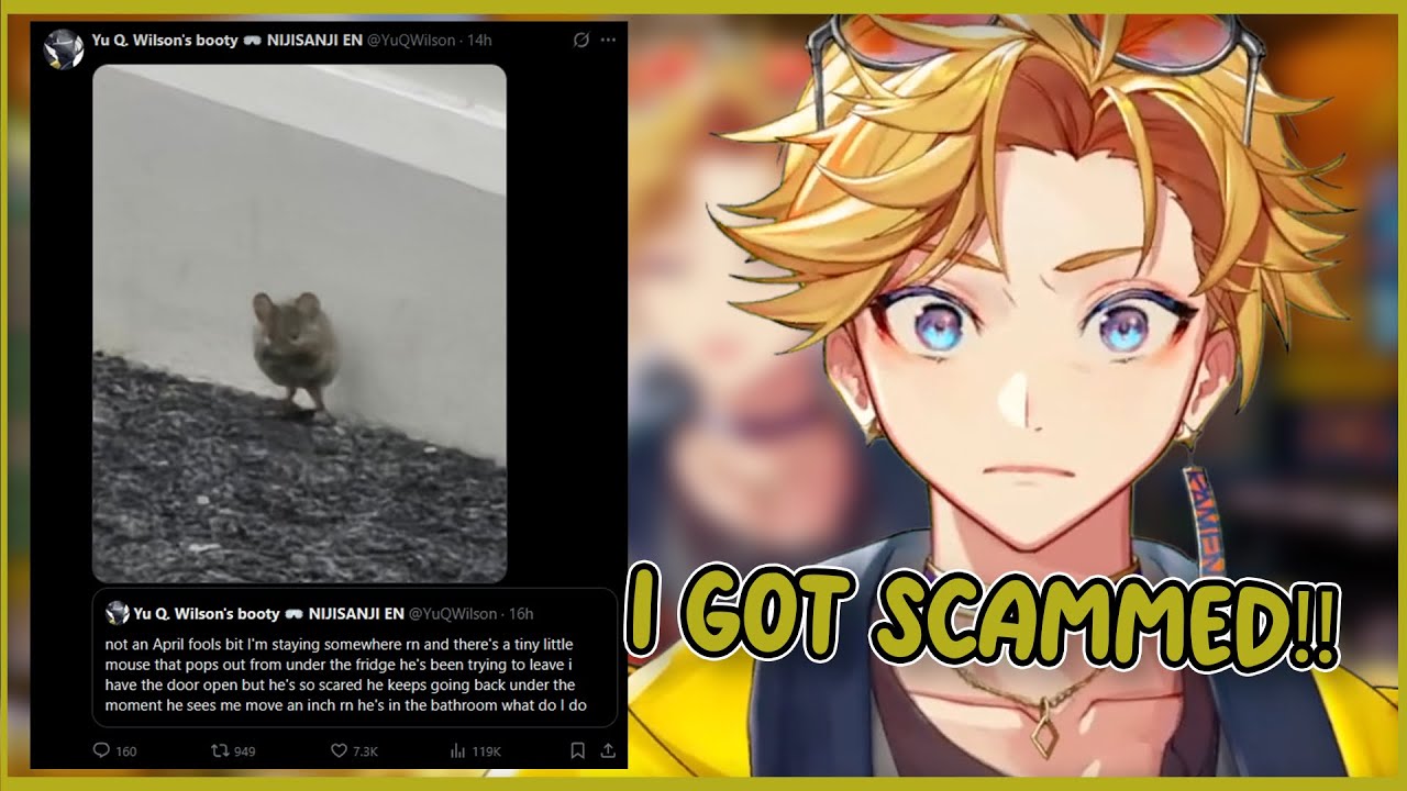 Wilson talks about the mouse situation on his BNB