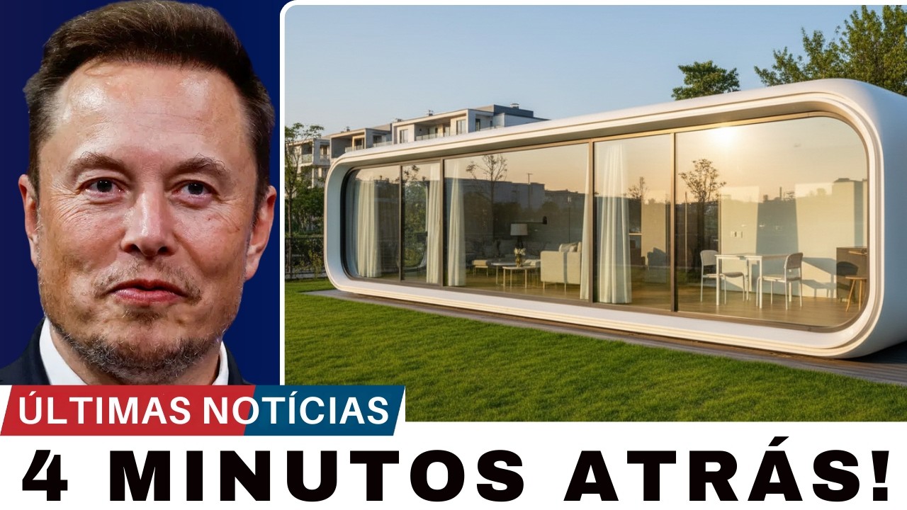 A casa de Elon Musk, avaliada em US$ 10.000, finalmente chega ao mercado.