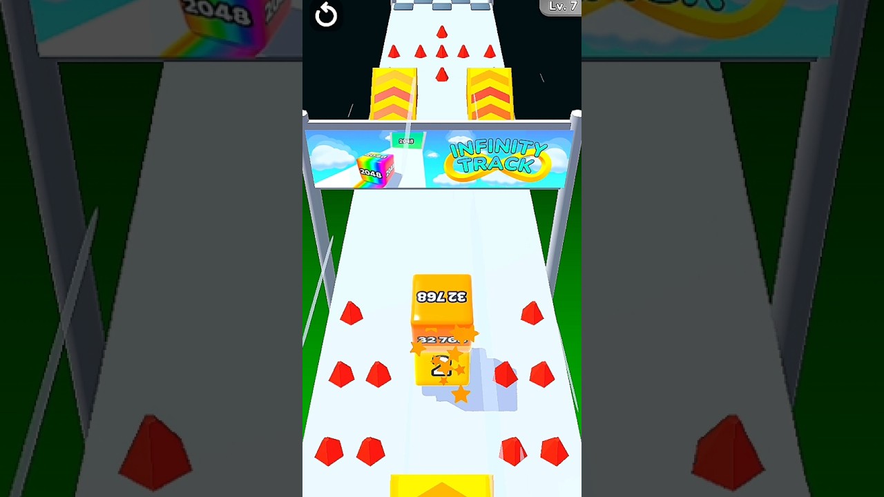 😀 Again Jelly Run 2048 Game Play 2025 #jellyrun2048 #shortsvideorungame
