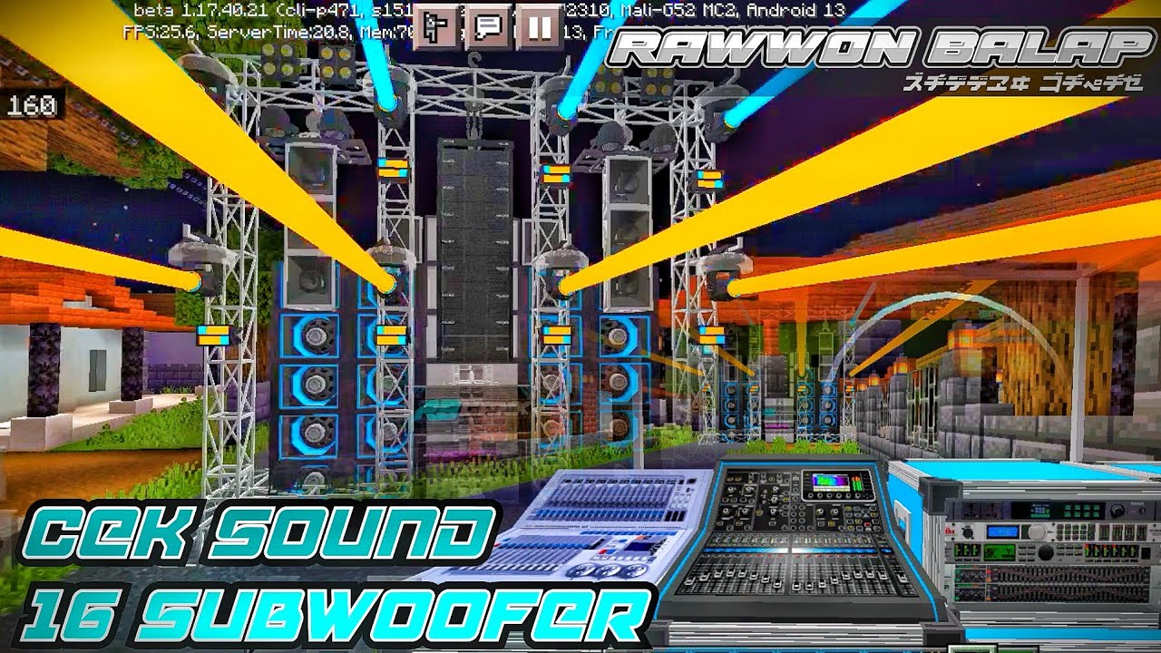 LOADING SOUND CHECK 16 NEWEST FULL AMMUNITION SUBWOOFERS | MINECRAFT 1.17