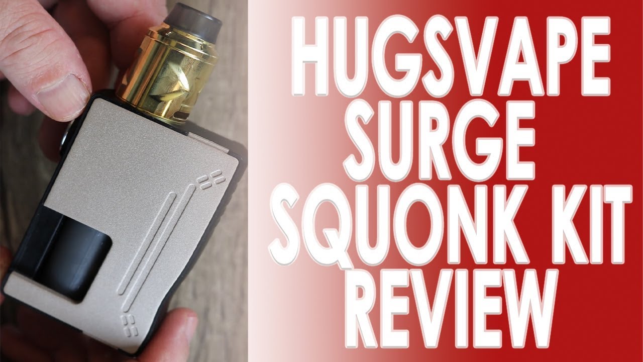 HugsVape Surge Squonk Kit Review ✌️🚭