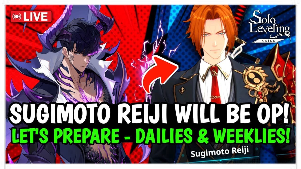 SUGIMOTO REIJI IS HERE! DAILY & WEEKLY RESET GRIND! SECRET LIBRARY IS BACK - Solo Leveling: Arise