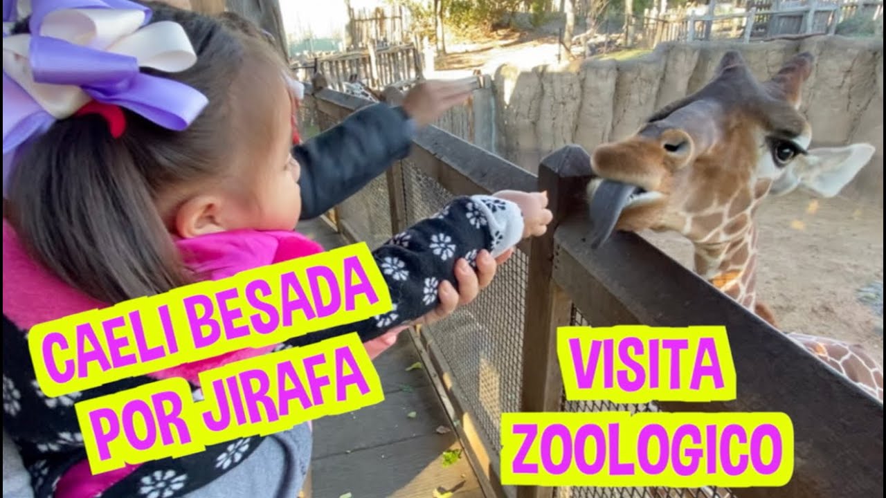 CAELI ES BESADA POR UNA JIFARA / VISITA ZOOLOGICO / LOS DESTRAMPADOS
