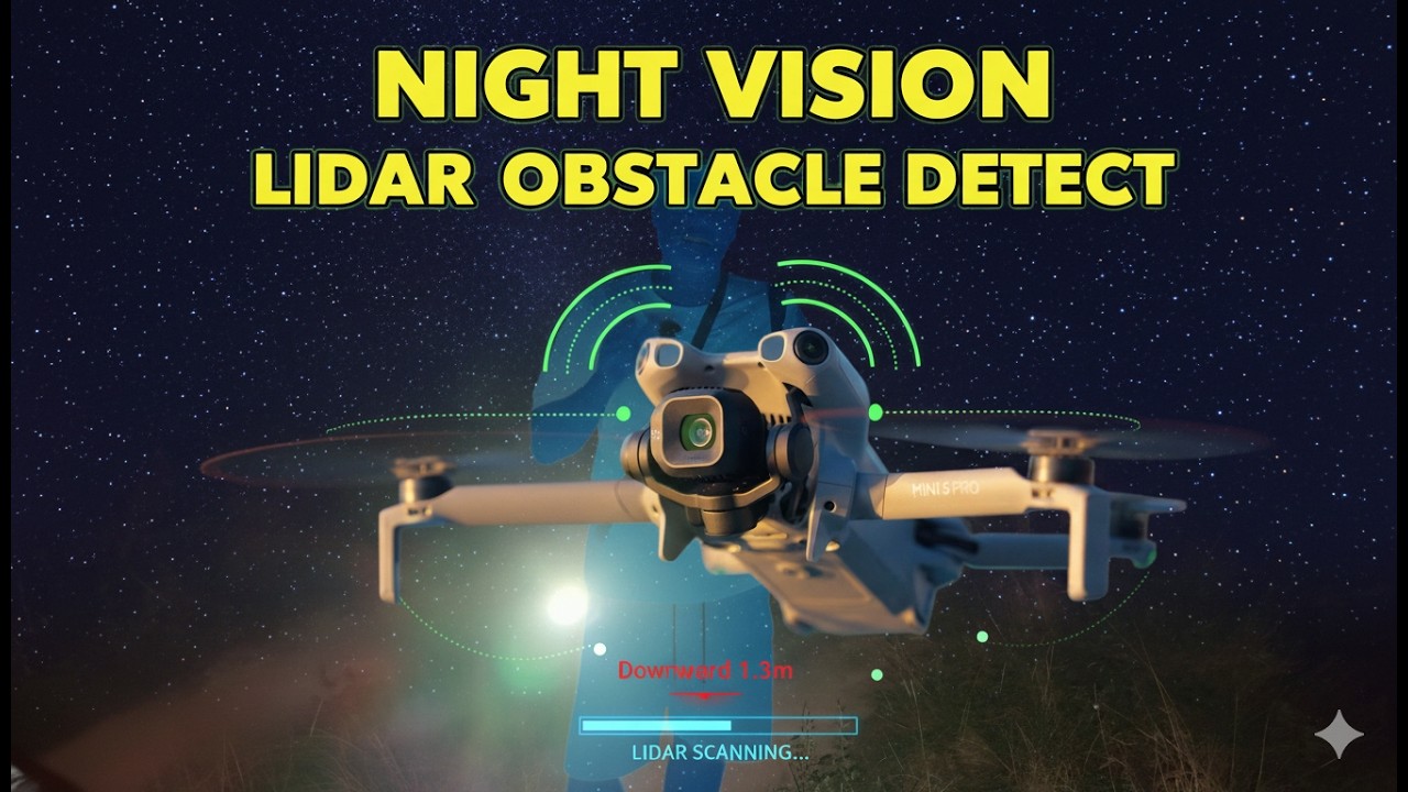 Mégis működik a Lidar a DJI Mini 5 Proban - Drone Hungary - Drón teszt