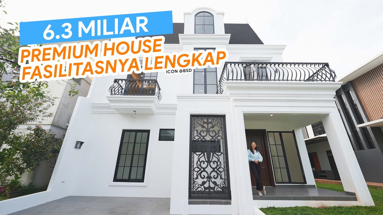 Eps. 553 | Rumah baru di Icon BSD, BANGUNAN MANDIRI 3lantai MURAH dan Berkualitas