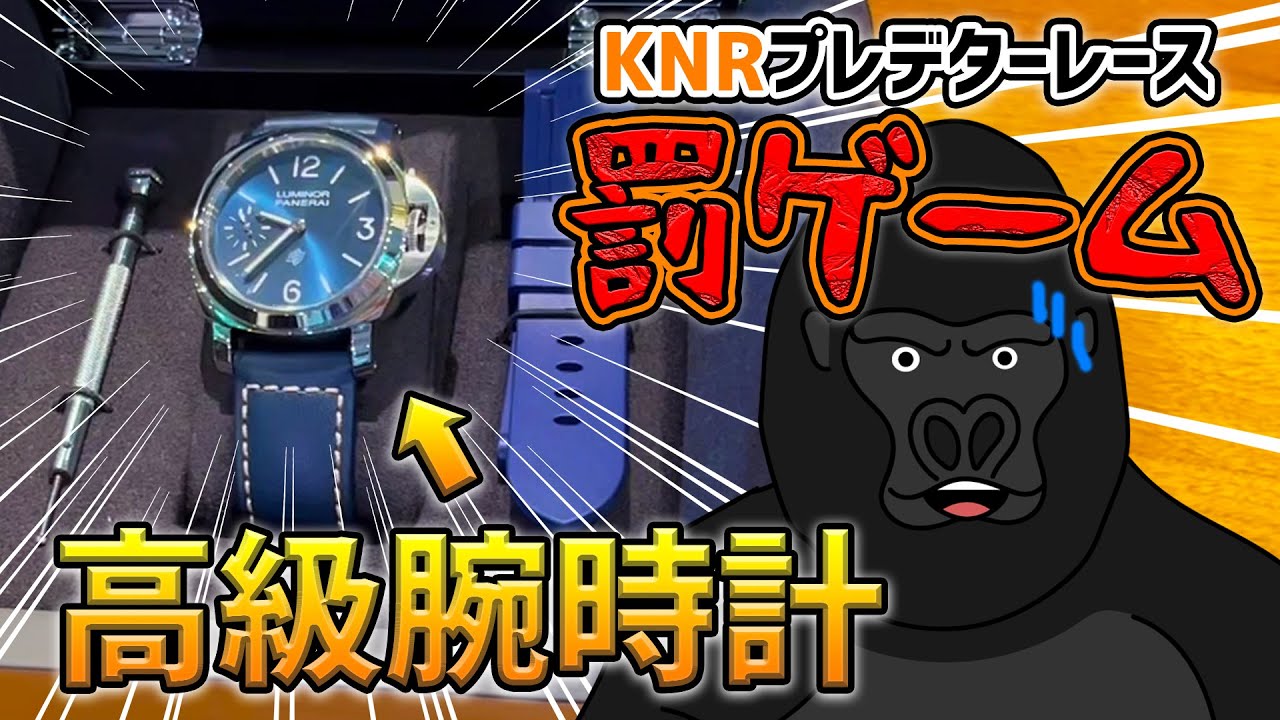 【総額〇〇〇万円!?】勝負に負けたので約束通り高級時計を買ってきました…【バーチャルゴリラ/KNR】