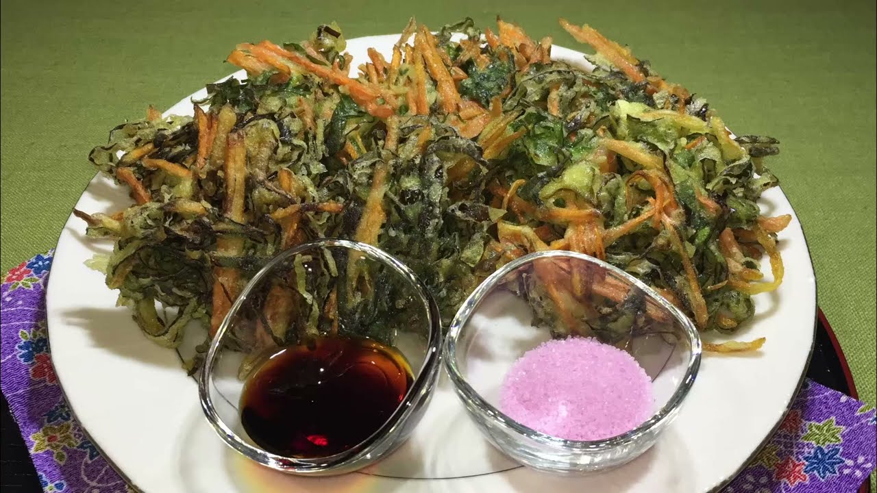 Kale and Carrot Tempura [Eng Sub]