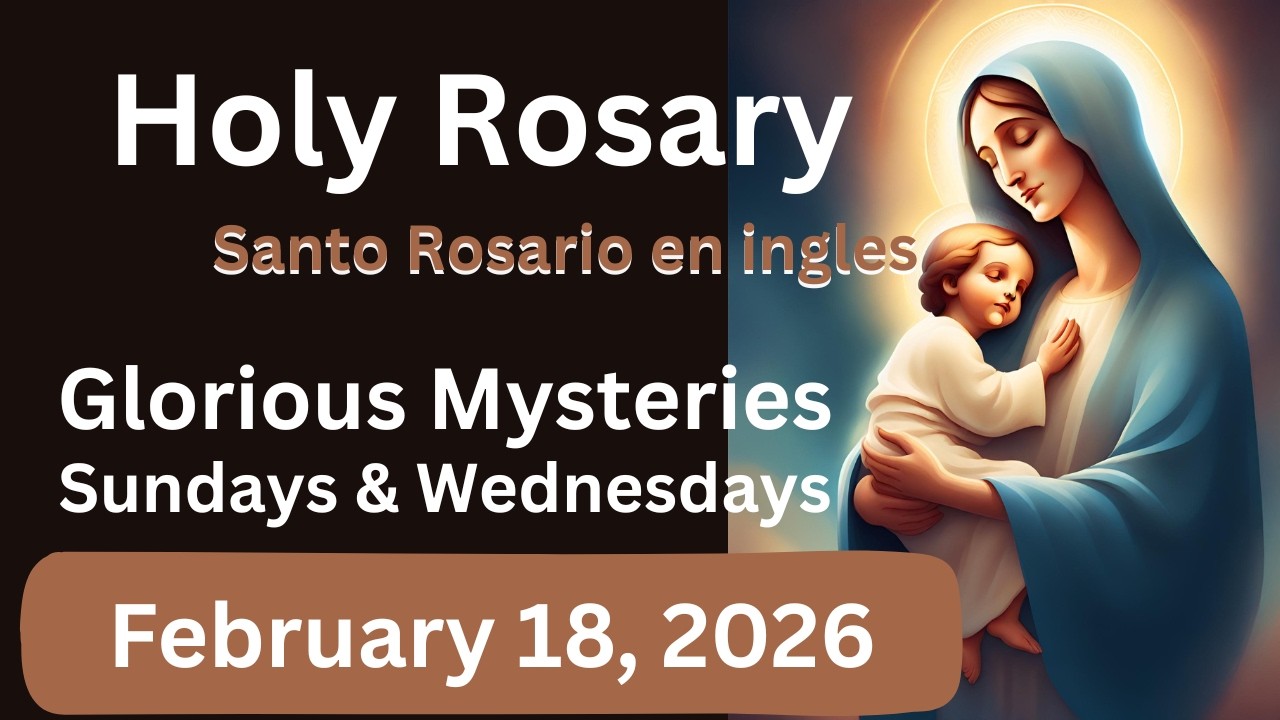 🙏 Pray the Glorious Mysteries of the Rosary  Sundays & Wednesdays 🙏