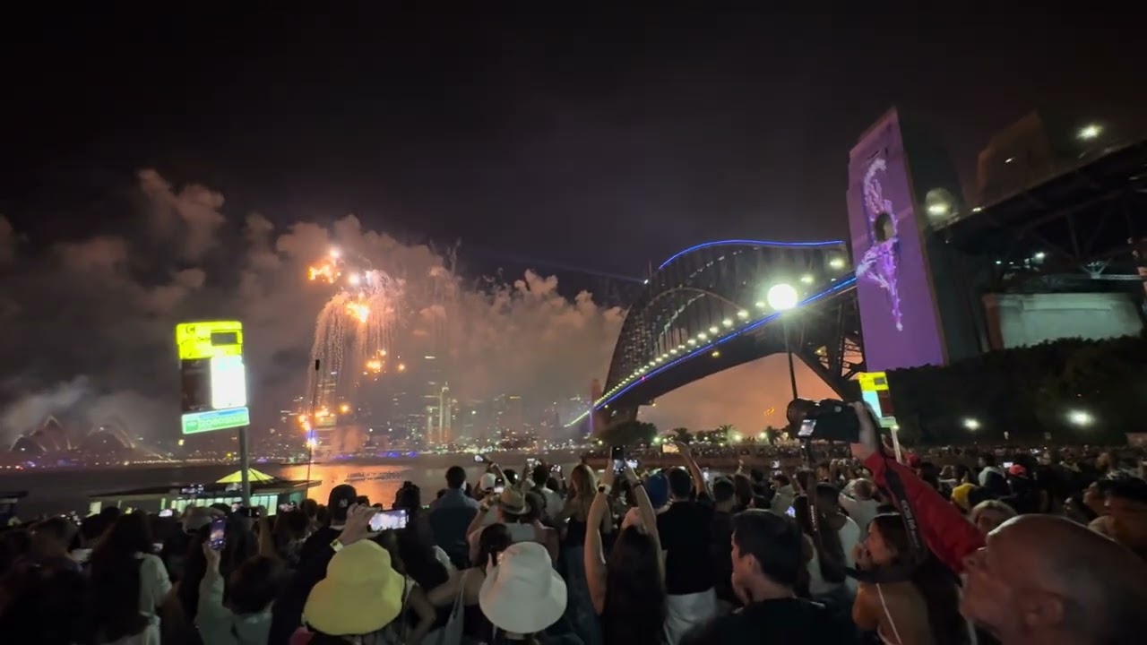 New year Fireworks 2025 Sydney Australia