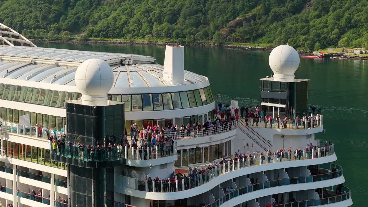 AIDAprima in Geiranger. 26.06.2025 
