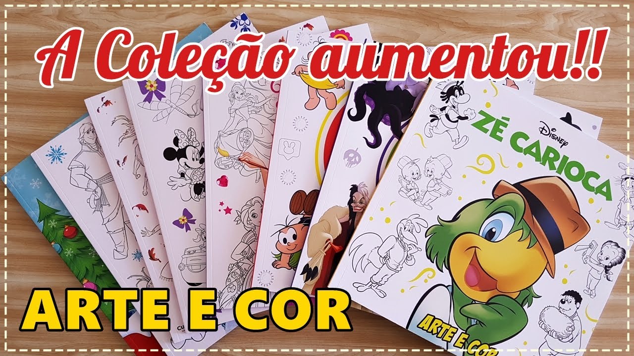 Novos Livros Para Colorir – Coleção Arte e Cor