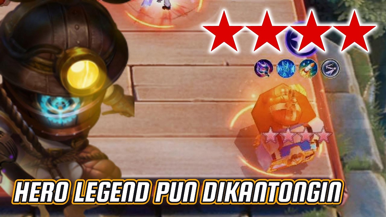 CYCLOPS BINTANG 4 !! GANAS BANGET CUY !! HERO LEGEND PUN DIKANTONGIN !! MAGIC CHESS GO GO !!