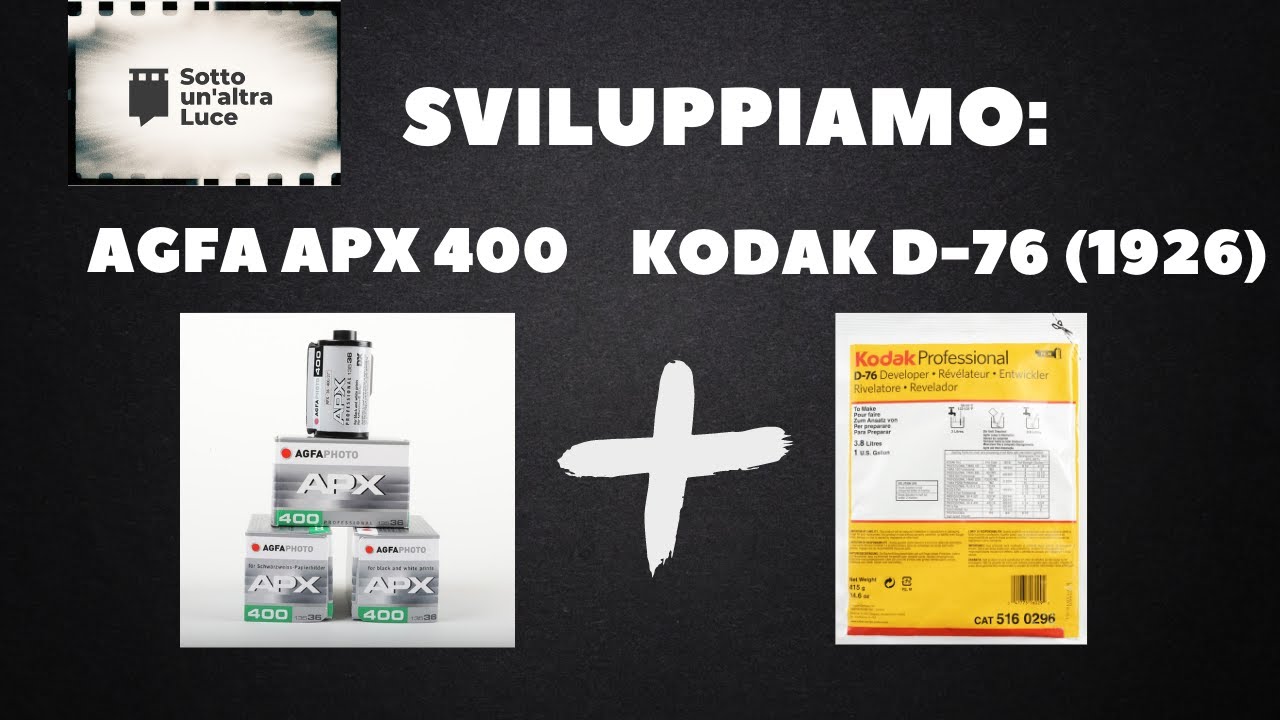 SVILUPPO APX 400 CON KODAK D-76 (1926)
