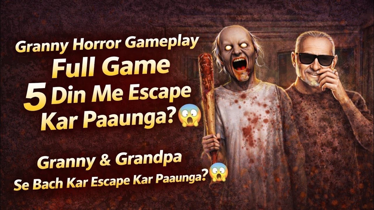 Granny Escape Mission | Full Horror Gameplay Hindi #shortsfeed #grannylive #livestream #virallive