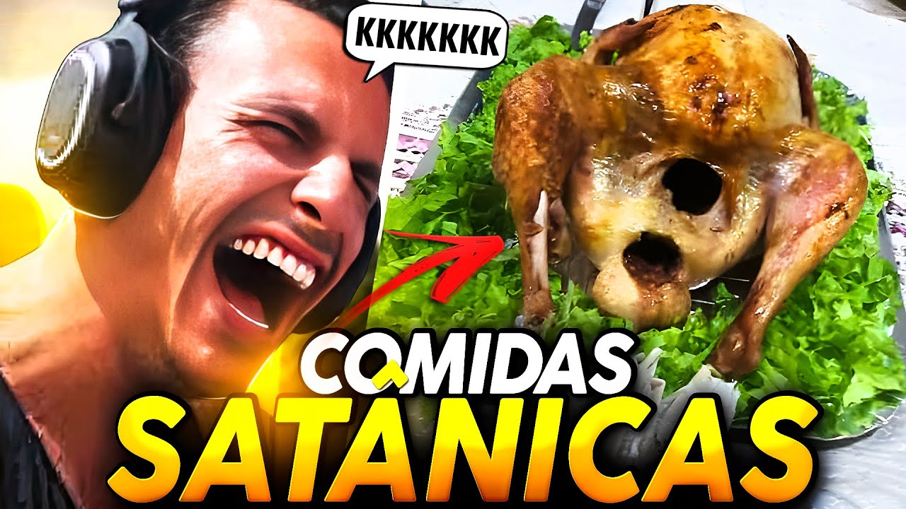 SUPER XANDÃO REAGINDO AS COMIDAS MAIS SATÂNICAS DA INTERNET