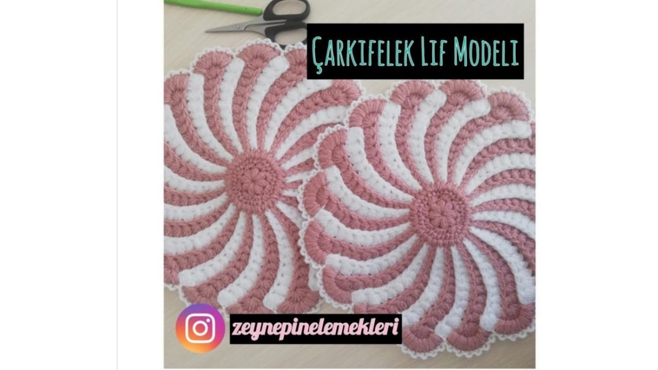 Zeynep'in El Emekleri | Çarkıfelek lif modeli yapımı (Tasarım Hatice Güngör)