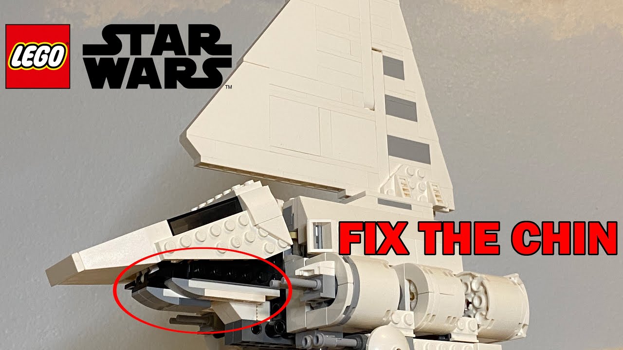 Fixing my LEGO 75302 Imperial Shuttle Cockpit
