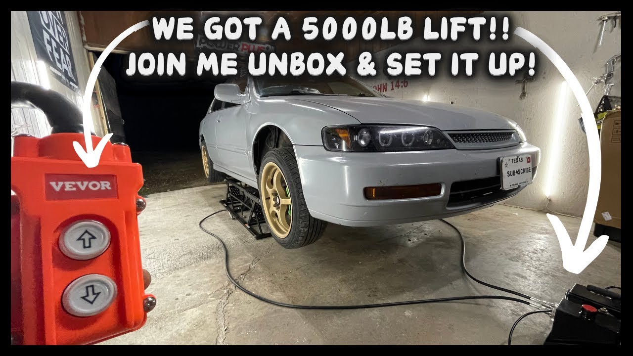 WE HAVE A 5,000LB LIFT NOW?! LETS UNBOX AND SET IT UP!