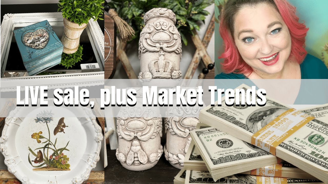 CottageCore LIVE sale, plus What's trending, Current Style Definitions, and what buyers want today