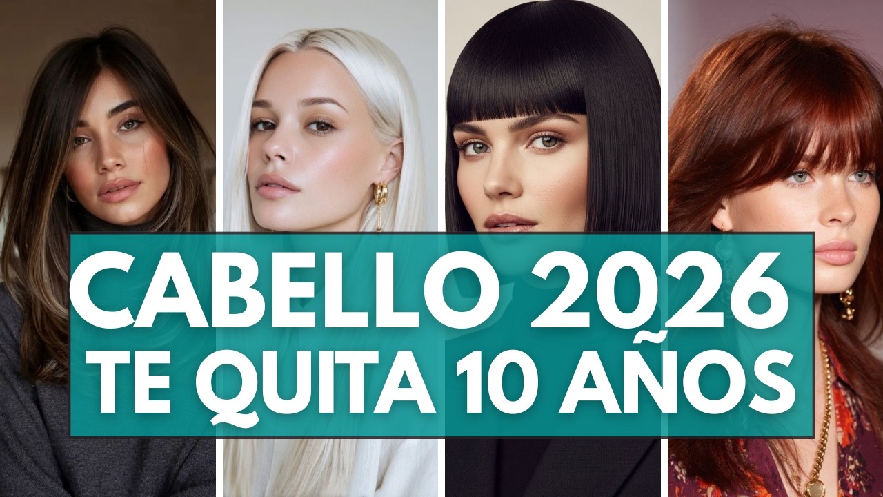Tendencias de Cabello 2026: Cortes y Colores que TE HACEN VER MÁS JOVEN / Daniela Liepert