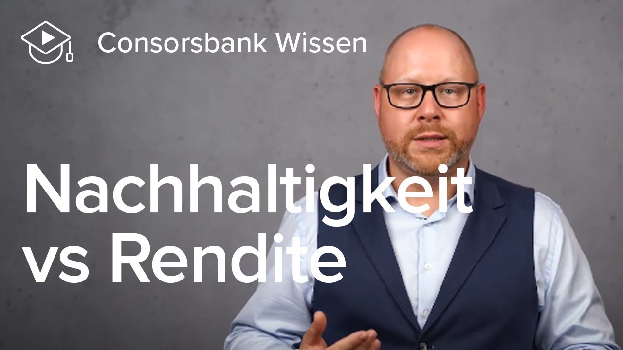 Nachhaltigkeit vs Rendite