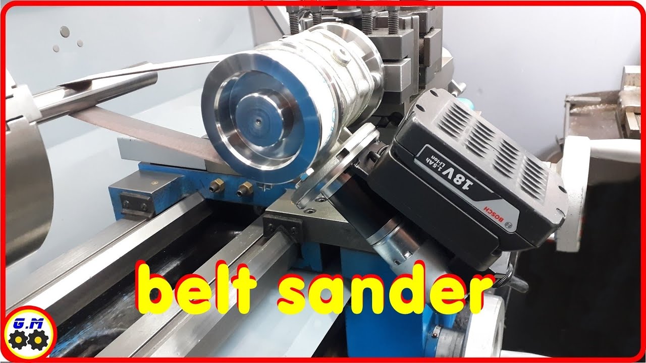 Belt Sander for lathe - Levigatrice per tornio