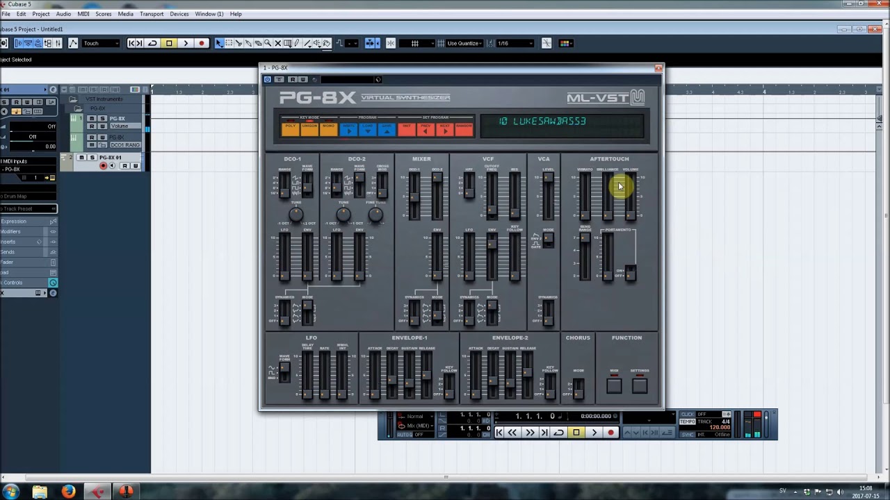 More custom made 80s patches for PG-8X VST