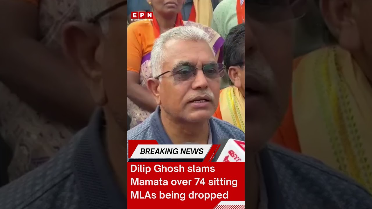 Dilip Ghosh fires a warning shot as TMC drops 74 sitting MLAs ahead of West Bengal 2026