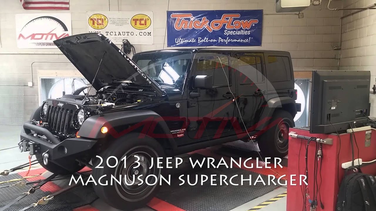 2013 Jeep Wrangler Auto Magnuson Supercharger 349 306