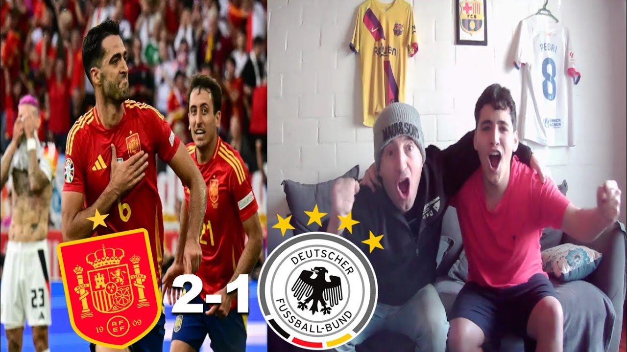 REACCIÓN HINCHAS CHILENOS ESPAÑA 2-1 ALEMANIA *PARTIDAZO* | EURO 2024 | Lucas DBC
