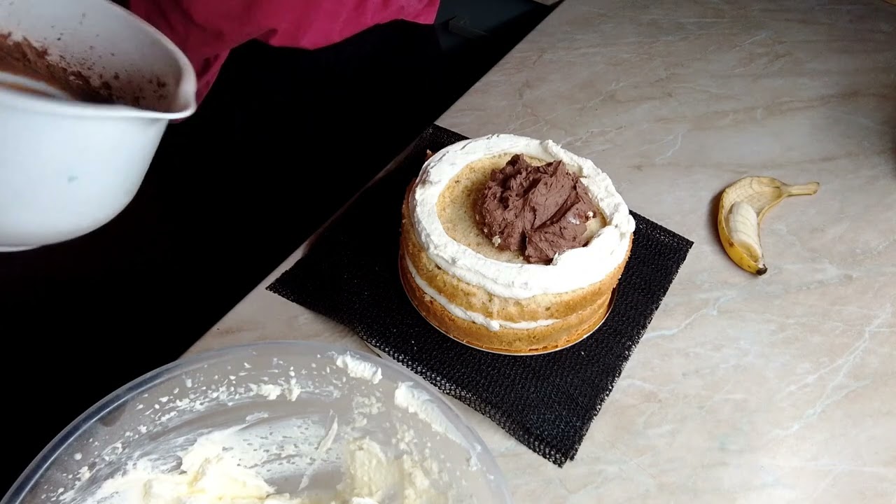 recept na Mascarpone krém a zdobení dortu