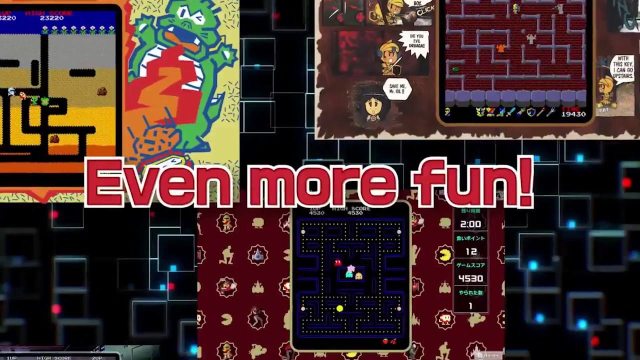 Official Namco Museum for Nintendo Switch Launch Trailer HD | PureGaming