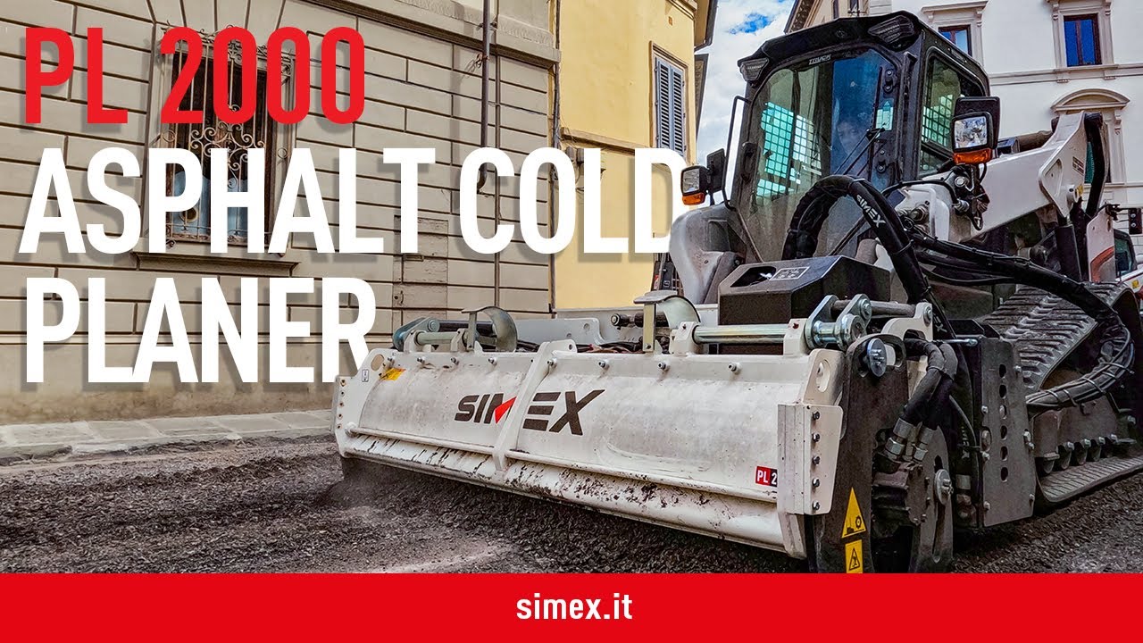 PL 2000 asphalt cold planer - Road milling in Florence