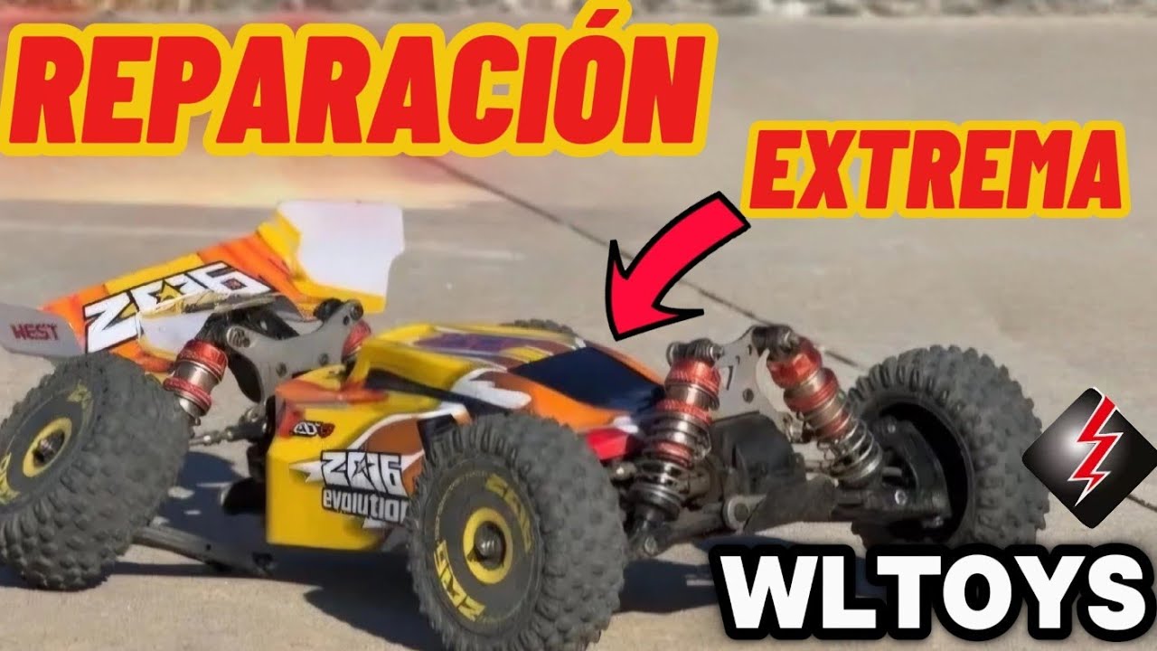 REPARA COMPLETAMENTE TU COCHE RC wltoys  #coche#cocherc