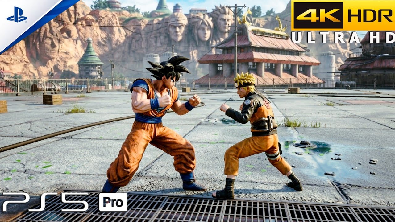 Игровой процесс Jump Force (PS5 Pro) в разрешении 4K HDR (Dragon Ball против Naruto)