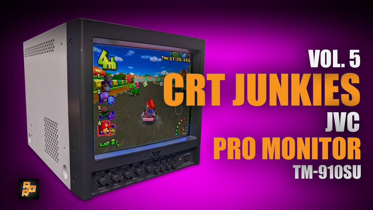 CRT Junkies Vol. 5 — обзор профессионального монитора JVC TM-910SU PVM для ретро-игр