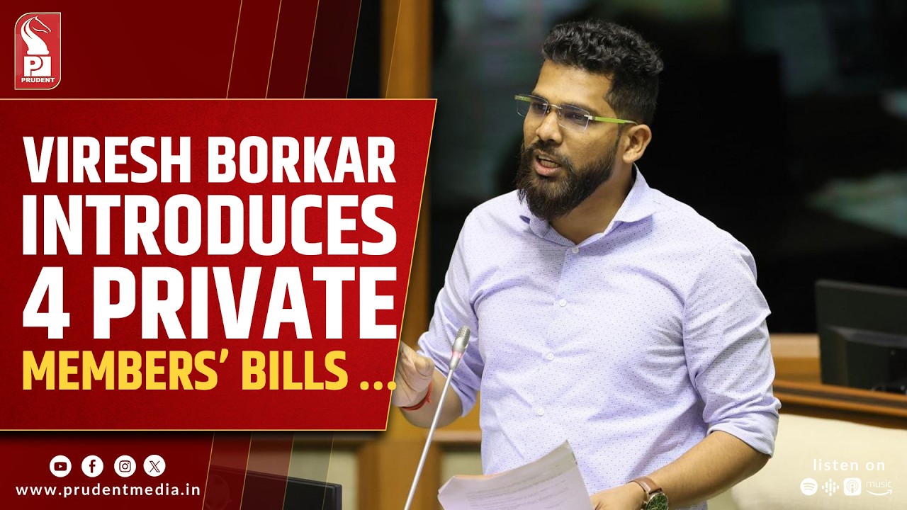 Viresh Borkar Introduces TCP Amendment Bill 2026 Along with Three More Bills