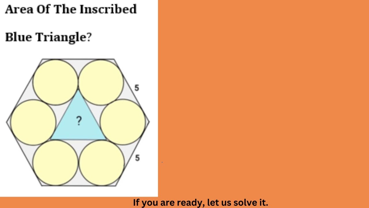 WHAT IS THE AREA OF THE BLUE TRIANGLE ?